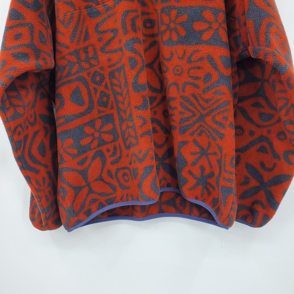 Vintage 1995 Patagonia Island Block Copper Synchilla Snap-T Fleece XL Canada 90s - Picture 15 of 15